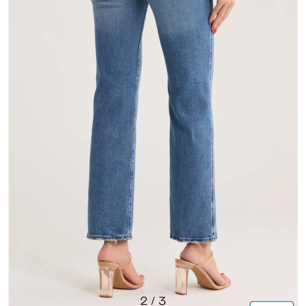 Good American Good Curve Straight Jean - Picture 4 of 7